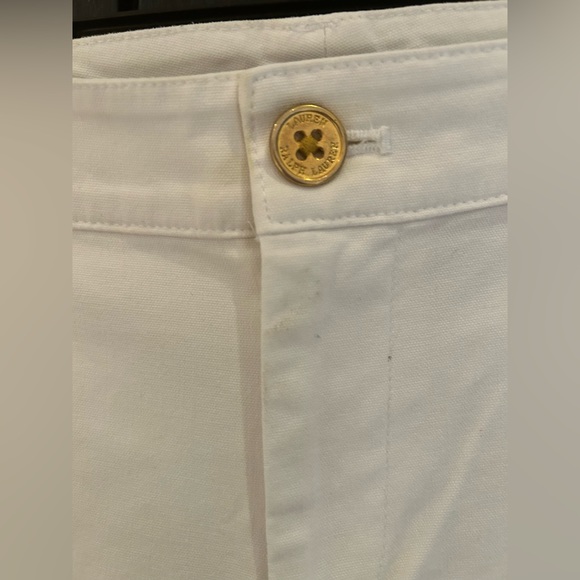 LAST CHANCE! 3/$50 Lauren Ralph Lauren Slim White Pants - Picture 5 of 7
